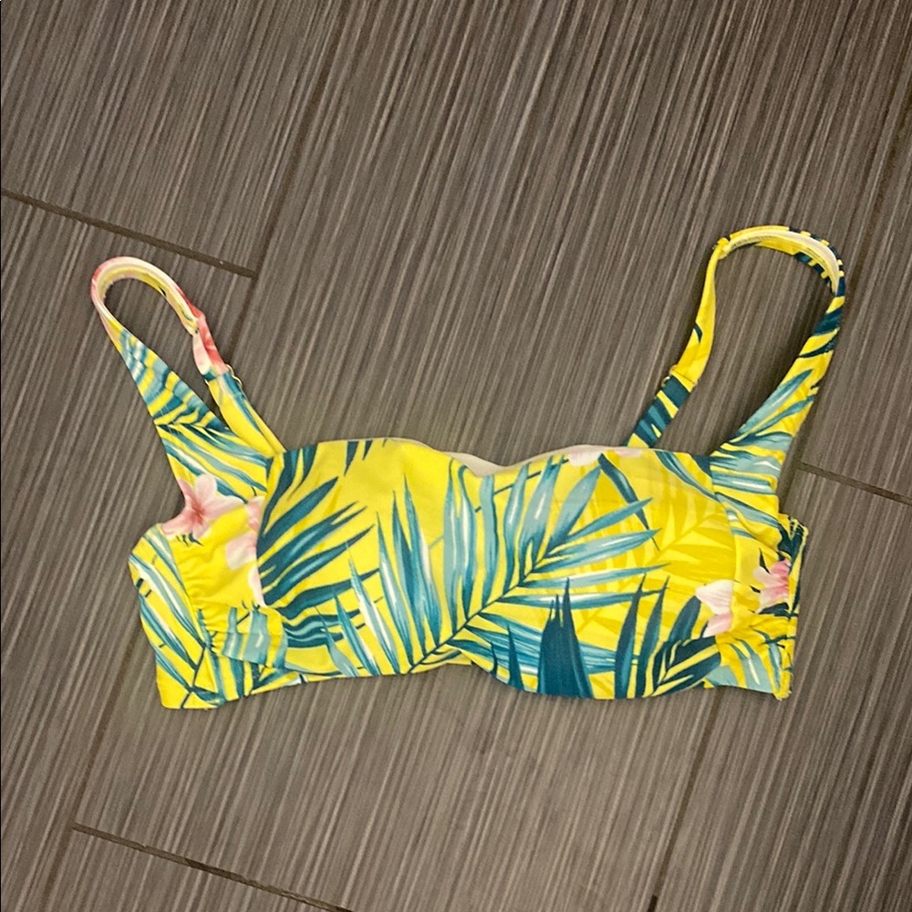 Tropical Yellow Bikini Top